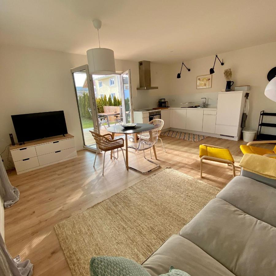 Ferienwohnung Am bayrischen Meer Übersee Exterior foto