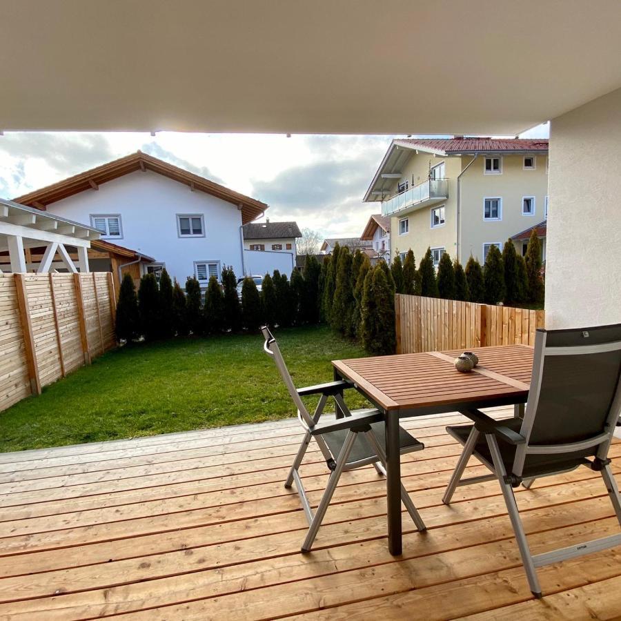 Ferienwohnung Am bayrischen Meer Übersee Exterior foto
